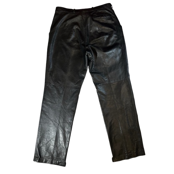 Vintage North Beach Leather - Michael Hoban Black Lambskin Pants- Men’s Size 34 - Picture 3 of 15